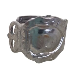 Stainless Steel Cut Out Spoon Ring